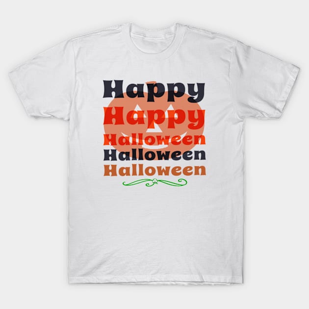 Happy Halloween T-Shirt by TimelessJourney